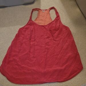 Wilfred Silk Pink And Orange Tank Top